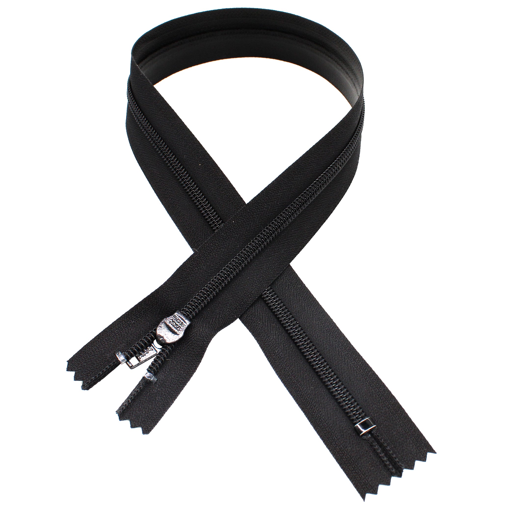 30inch - Aluminum Metal -Teeth Zipper - Number 5 - Separating - Black or  White Only - YKK Zippers - Excellent for Leather Jackets