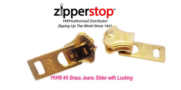 YKK ® #5 Brass Jeans Slider