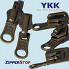 YKK ® #5 Antique Brass Reversible Slider