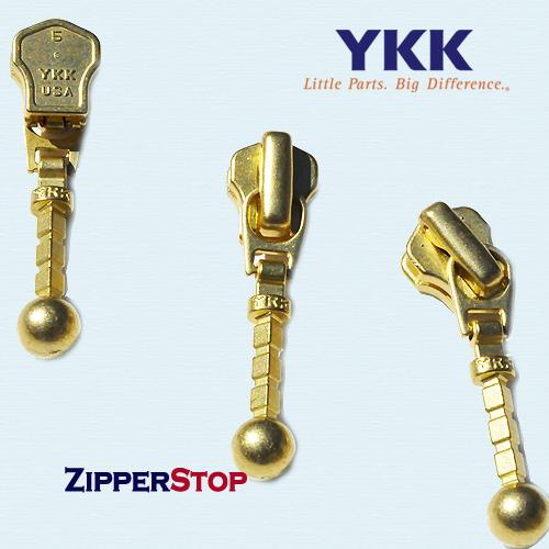 YKK ® #5 Brass Foxtail Slider