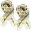 YKK ® #5 Brass Separating Cotton Tape Zipper - Natural (36")