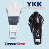 YKK ® #5 Coil Auto Slider (Black-White)