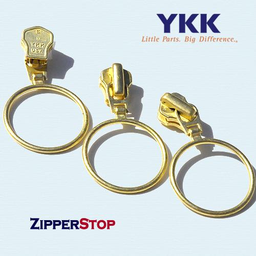 YKK ® #5 Auto Lock Brass Ring Slider