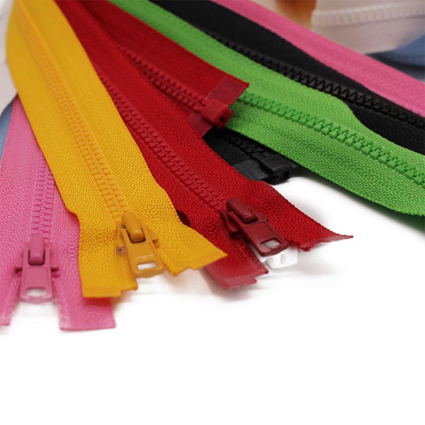 YKK® #3 Vislon Molded Separating Zippers - Stock Colors