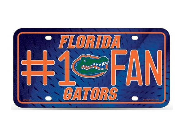 Florida Gators NCAA #1 Fan Metal License Plate