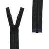 YKK® #5 Molded Long Separating Zipper - Sleeping Bag - Black or White
