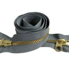 YKK® #10 "2-Way" Brass Separating - Extra Heavy - "Coveralls