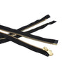 YKK #5 Excella Golden Brass Zipper - Separating