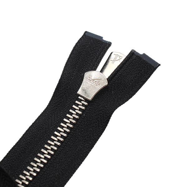 YKK ®#5 Excella Nickel Zipper - Separating Bottom