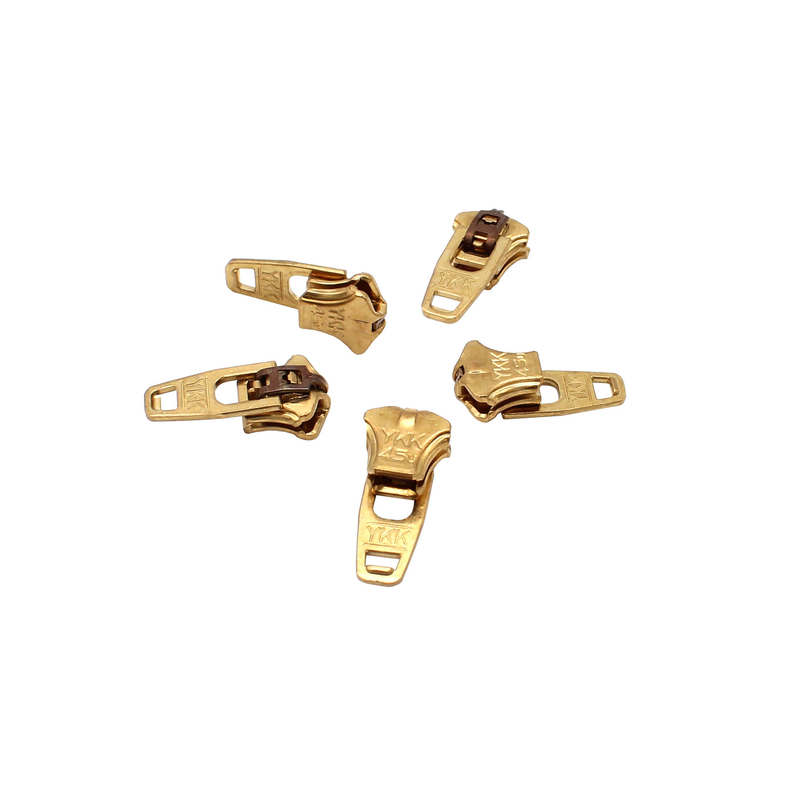Golden Plain Brass Zipper Slider, Size/Dimension: 8 Number at Rs 4