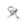 YKK® #3 Metal Nickel Lightweight Closed Bottom Zippers